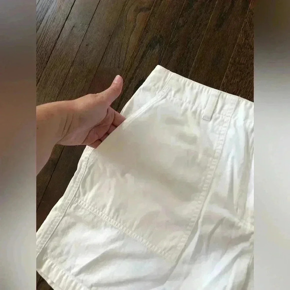 Jones New York Signature Women’s 12 White 100% Cotton Deep Pocket Shorts - Picture 3 of 11